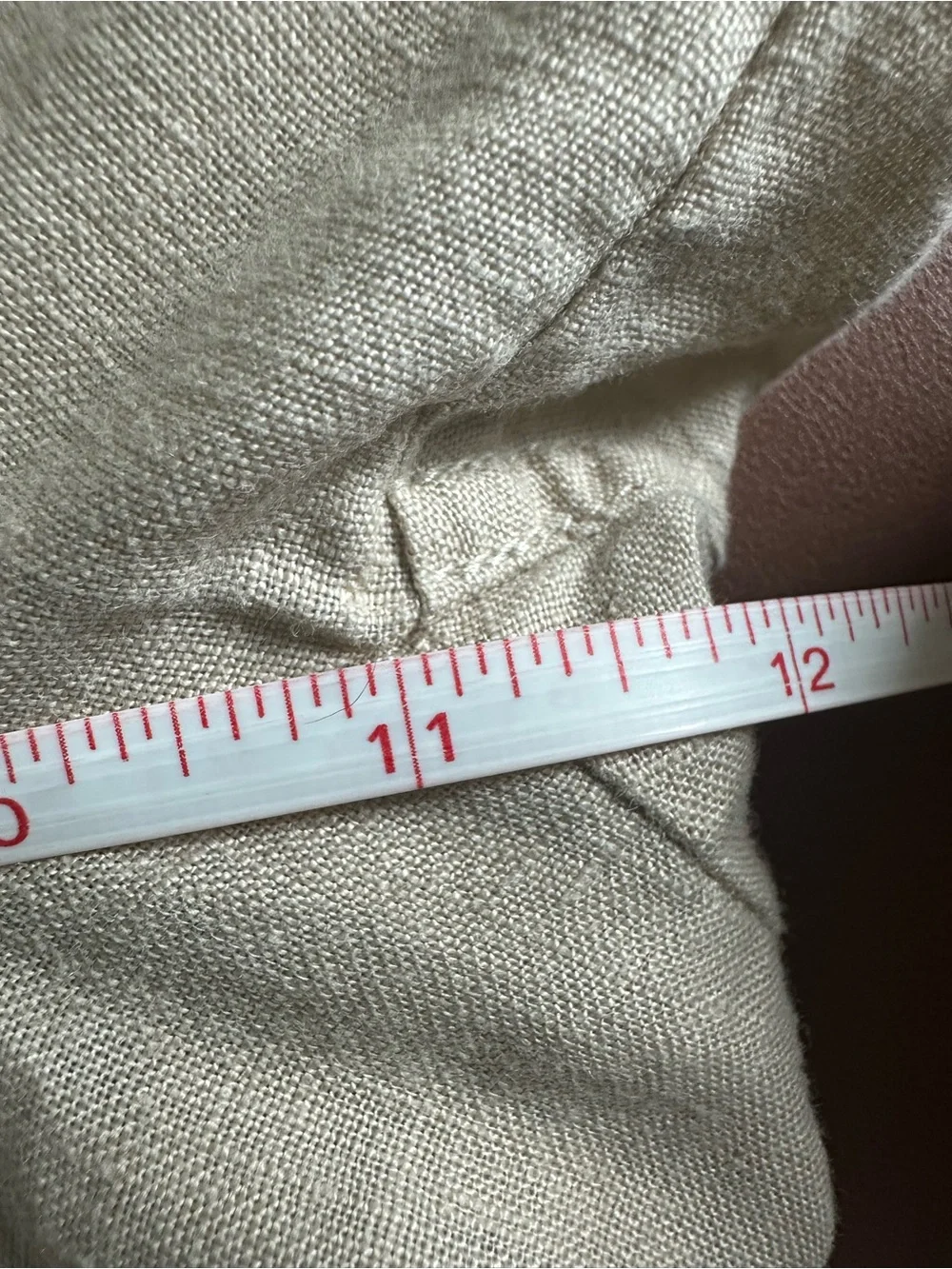 Quince Natural Beige/flax Wide-Leg Linen Pants size XS